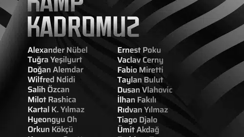 Beşiktaş'ta Diyarbakır yolculuğu öncesi dört eksik: Trossard kadroda yok