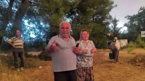 Antalya Aksu'da rüzgarın yön değiştirmesiyle kabus dolu anlar yaşandı