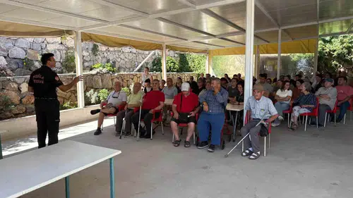 Fethiye'deki huzurevinde olası yangınlara karşı kapsamlı önlem tatbikatı
