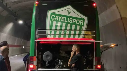 Çayelispor'un Erzurum yolculuğu Ovit Tüneli'nde kabusa döndü