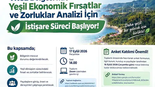 TR82 Bölgesi yeşil dönüşüm rotasını çiziyor: Paydaşlar istişare masasına oturuyor