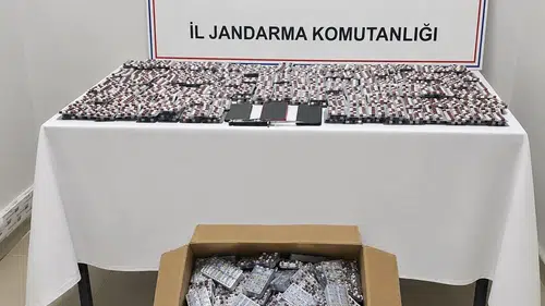 Erdemli'de büyük uyuşturucu operasyonu: 13 binden fazla hap ele geçirildi