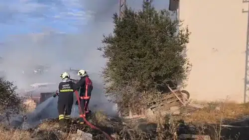 Yozgat sanayi bölgesinde trafo patlaması paniği: Yangın otluk alana sıçradı