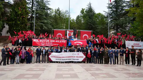Bilecik'te 19 Eylül Gaziler Günü için anlamlı buluşma: Gençler ve gaziler omuz omuza