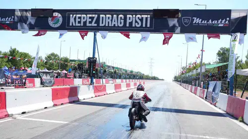 Kepez Yeni Drag Pisti motor sporları tutkunlarını ağırlıyor