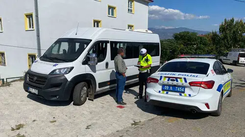 Bozdoğan'da okul önlerinde güvenlik mesaisi başladı