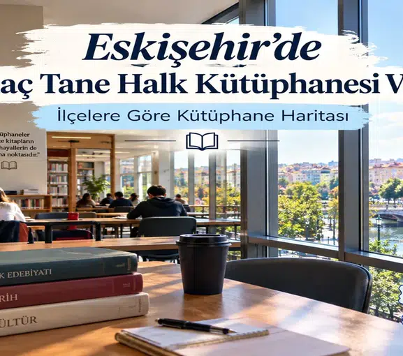 Eskişehir’de Kaç Tane Halk Kütüphanesi Var? İlçelere Göre Kütüphane Haritası