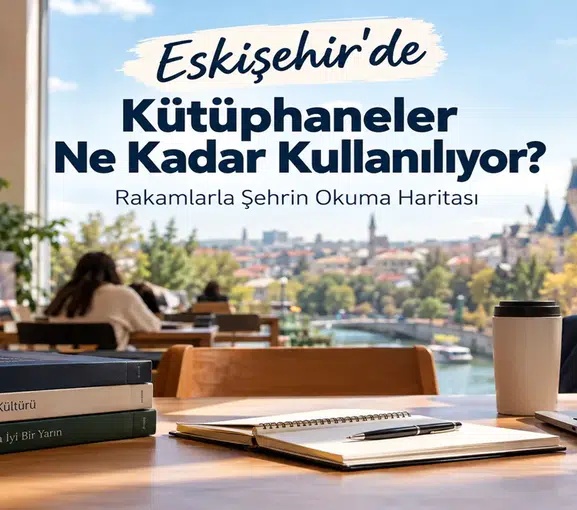 Eskişehir’de Kütüphaneler Ne Kadar Kullanılıyor? Rakamlara Göre Şehrin Okuma Haritası