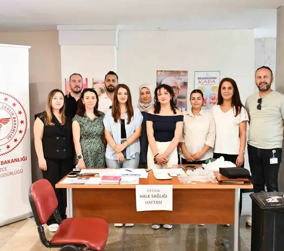 Düzce'de hastane koridorlarında koruyucu sağlık seferberliği