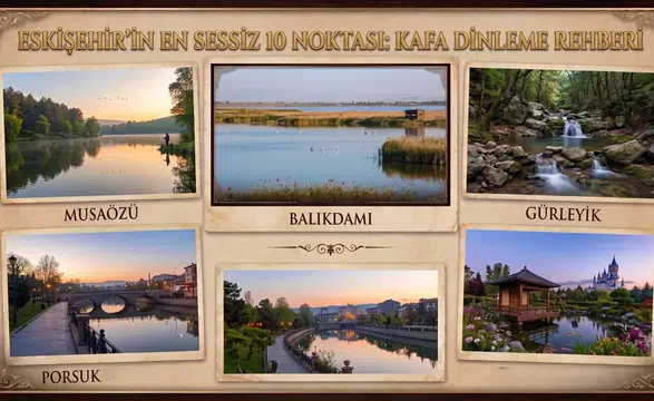 Eskişehir'in En Sessiz 10 Noktası: Şehirden Uzaklaşmadan Kafa Dinlemek İsteyenlere