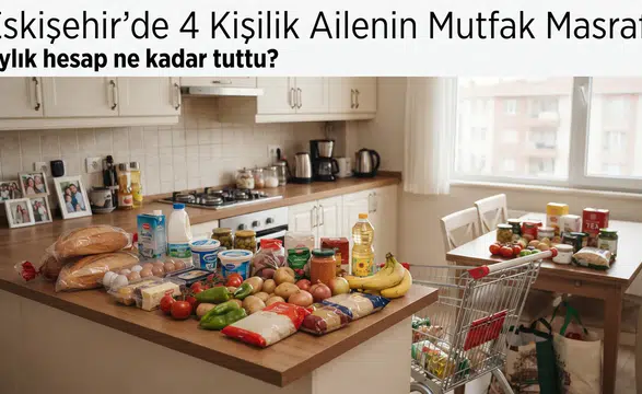 Eskişehir'de 4 Kişilik Ailenin Mutfak Masrafını Hesapladık