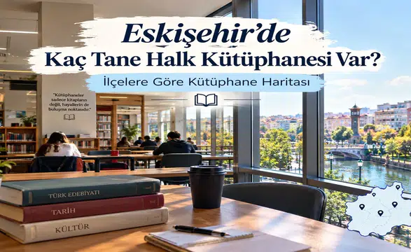 Eskişehir’de Kaç Tane Halk Kütüphanesi Var? İlçelere Göre Kütüphane Haritası