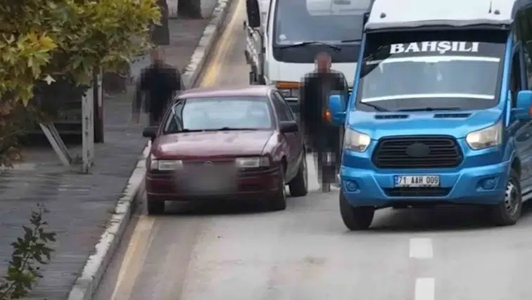 Dron kamerasından kaçamadı: Ehliyetsiz sürücünün yaya numarası pahalıya patladı