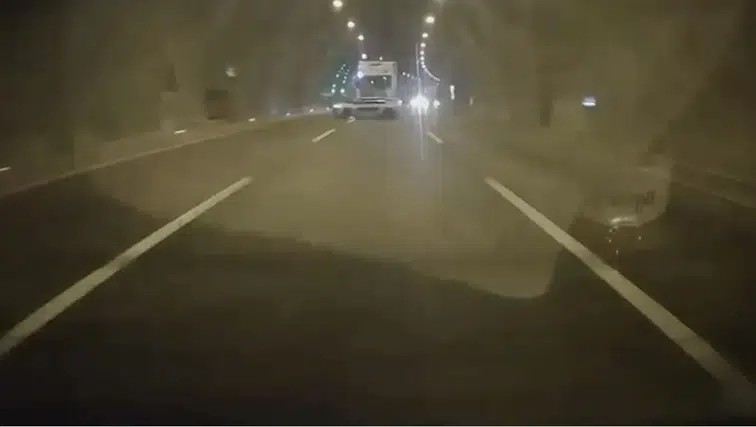 Bolu Dağı Tüneli'nde dehşet anları: Çarptığı otomobili takla attırıp kaçtı