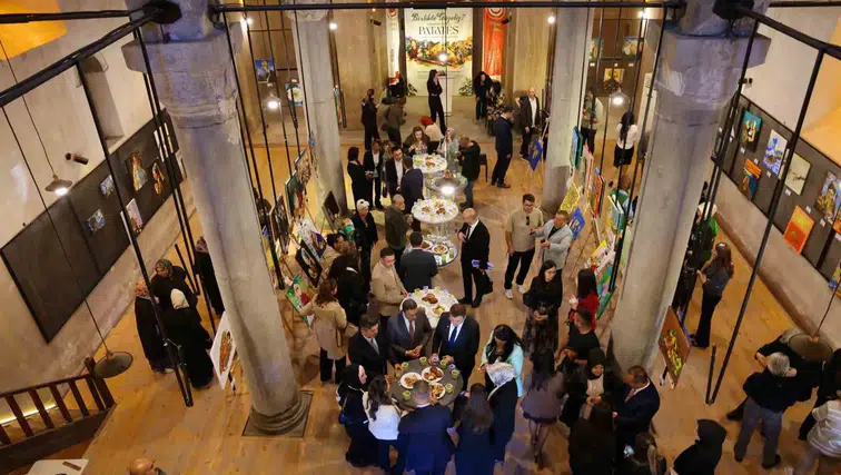 Niğde'nin simgesi patates bu kez sanat galerisinde tuvale yansıdı