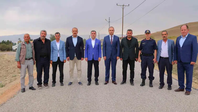 Danişment ve Yolaltı köylerini birbirine bağlayan güzergahta ulaşım standardı yükseltildi