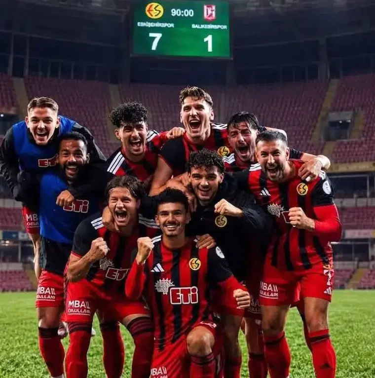 Fırtına Gibi Bir Resital: Eskişehirspor’dan 7 Canlı Gösteri