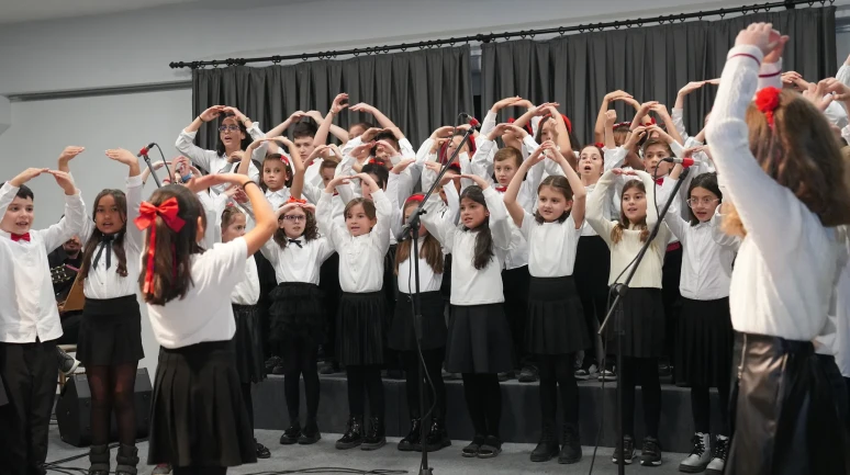 Tepebaşı’nda Minik Seslerden Cumhuriyet Marşları Yankılandı