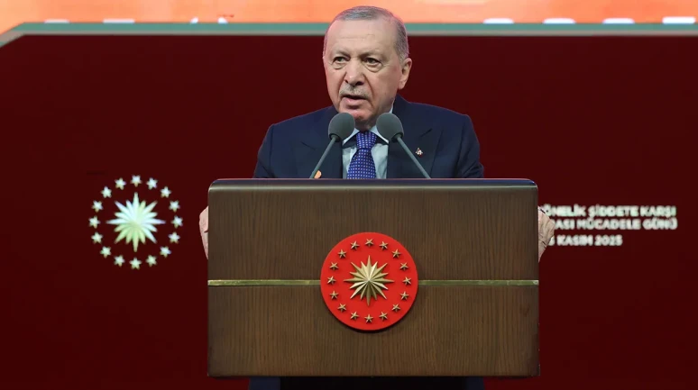 Erdoğan: “Kadına şiddet insanlığa ihanettir”