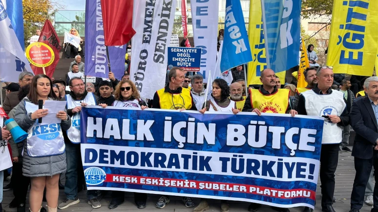 Eskişehir’de ‘Halk İçin Bütçe’ Yürüyüşü: “Yoksulluğu Derinleştiren Bütçeyi Kabul Etmiyoruz!”