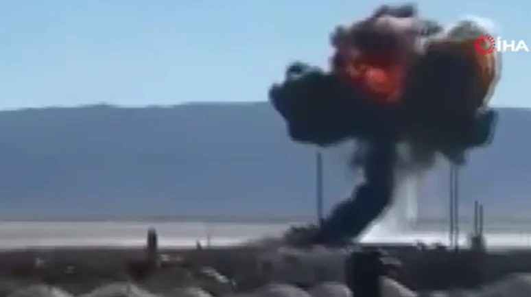 ABD’de F-16C savaş uçağı eğitim sırasında çöle düştü