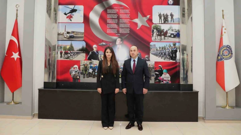 İnönü Cumhuriyet Savcısı Nuray Dağdeviren, İl Emniyet Müdürü Yılmaz’ı ziyaret etti