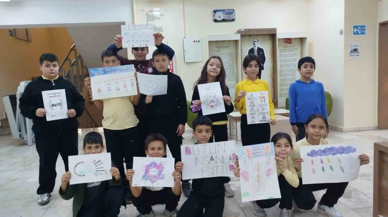 Gölpazarı’nda Çocuklar İnsan Haklarını Resimlerle Anlattı