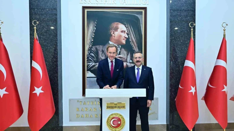 Vali Aksoy Belçika Büyükelçisini ağırladı