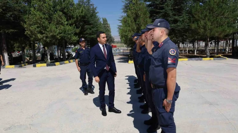 Kaymakam Hasan Uğuz’dan Tatarlı Jandarma Karakolu’na ziyaret