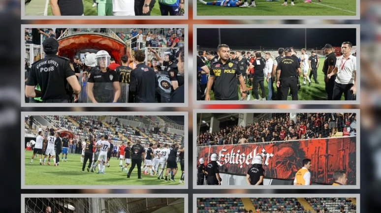 ​3. Lig'de Gergin Maç: Çoruhlu Spor-Eskişehirspor Karşılaşmasında Saha Olayları Çıktı