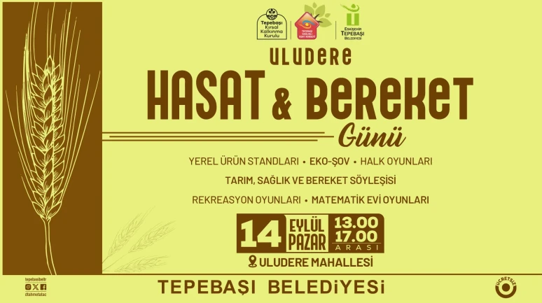 Tepebaşı Belediyesi’nden Uludere’de Hasat ve Bereket Günü Etkinliği