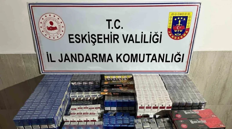 Eskişehir’de Jandarmadan Kaçak Sigara Operasyonu