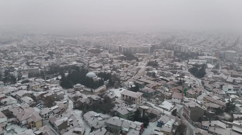 Eskişehir’de Kar Büyüsü, Odunpazarı Kartpostallık Görüntülerle Kaplandı