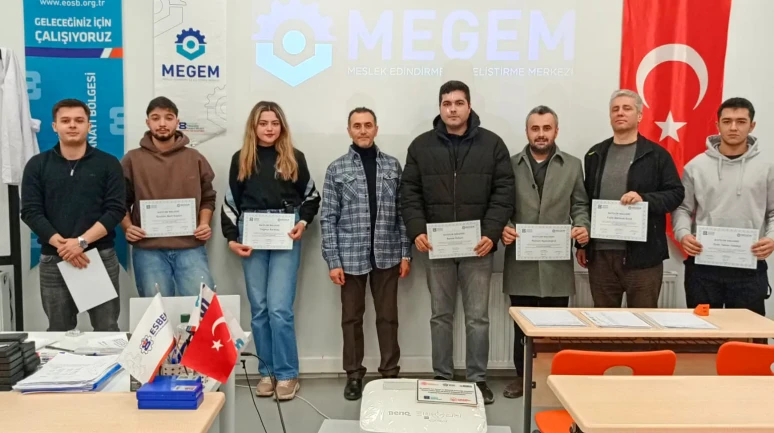 MEGEM’den Sanayiye Nitelikli İş Gücü: 47'inci Dönemde 45 Mezun
