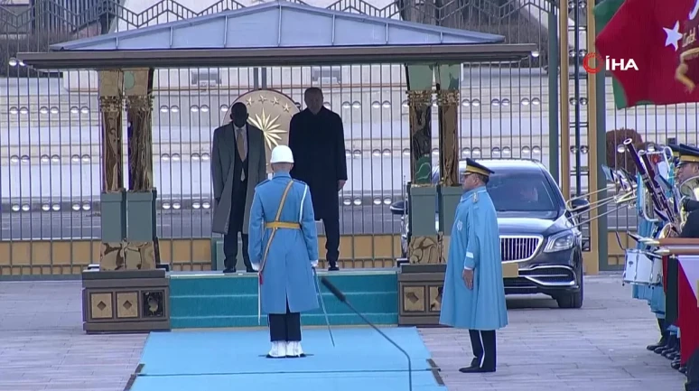 Cumhurbaşkanı Erdoğan, Nijerya Cumhurbaşkanı Tinubu’yu Törenle Karşıladı