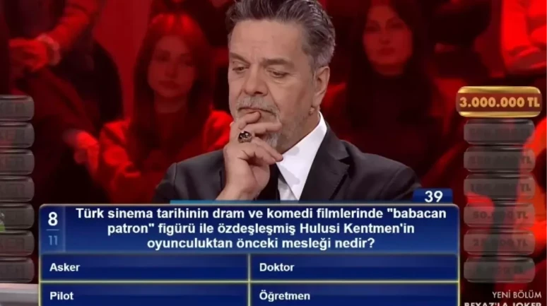 Türk sinema tarihinin dram ve komedi filmlerinde "babacan patron" figürü ile özdeşleşmiş Hulusi Kentmen'in oyunculuktan önceki mesleği nedir?