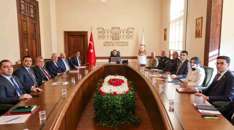 Bilecik’te İl Asayiş ve Güvenlik Toplantısı Düzenlendi