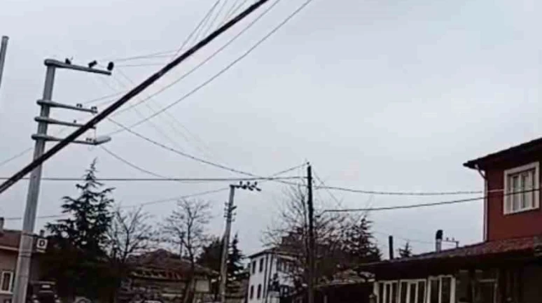 Seyitgazi’de 30 Metrelik Bayrak Direği Büyük Tehlike Oluşturdu