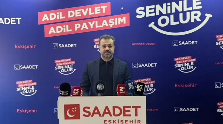 Saadet Partisi Odunpazarı İlçe Başkanı Osman Çalışkan: “Bu bütçede çiftçi yok, emekli yok, asgari ücretli yok”