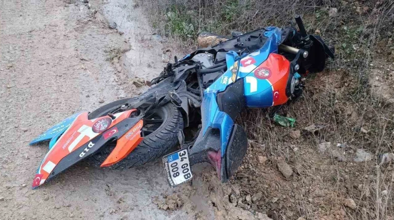 Osmaneli’nde Trafik Kazası: Motosiklet Sürücüsü Yaralandı