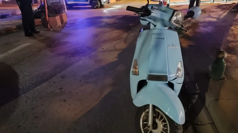 Eskişehir’de motosiklet sürücüsü zincire takılarak yaralandı