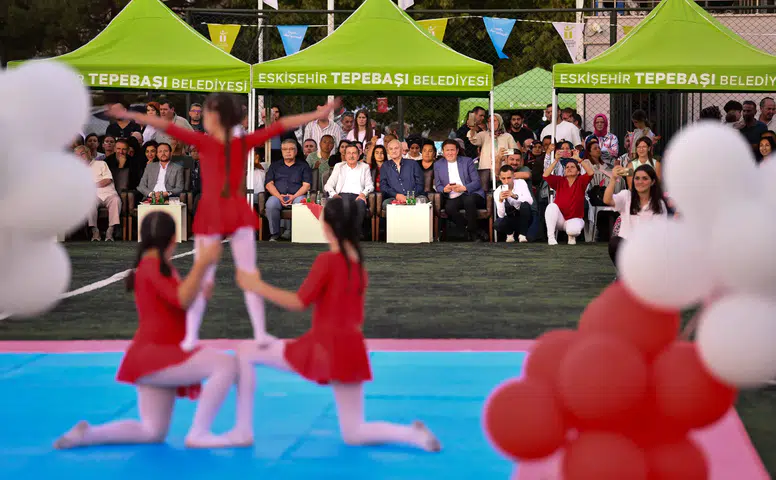 Tepebaşı’nda Zafer Bayramı coşkusu sporla buluştu