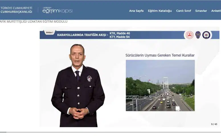 AÖF ve EGM’den trafik güvenliği için dijital eğitim