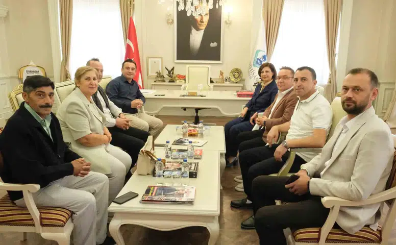 Başkan Ünlüce’den Sivrihisar Belediye Başkanı’na ziyaret