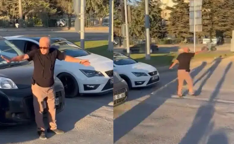 Eskişehir’de Trafik Yoğunluğuna Vatandaş Müdahalesi