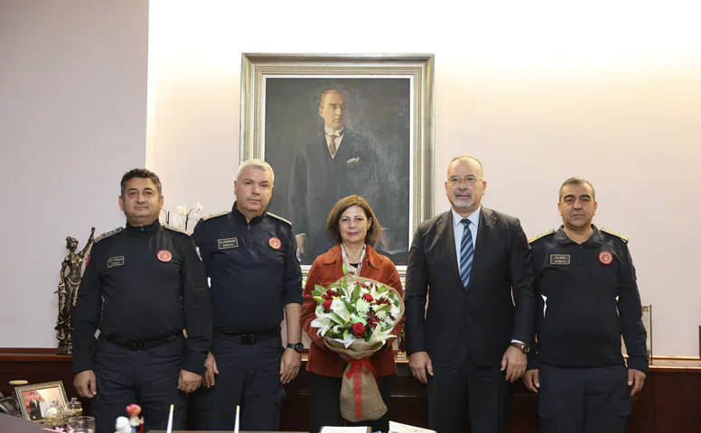 Eskişehir İtfaiyesi 99. kuruluş yıl dönümünde Ünlüce’yi ziyaret etti