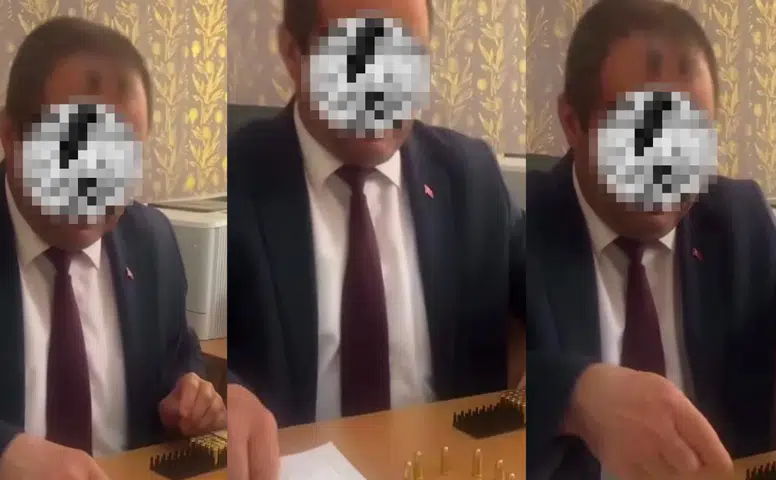 Eskişehir'de makam odasındaki mermi görüntüleri için soruşturma açıldı