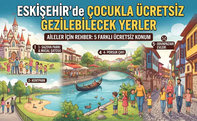 Eskişehir'de Çocukla Ücretsiz Gidilebilecek Yerler