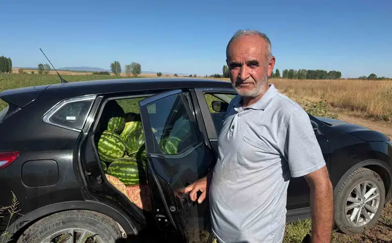 Eskişehir’de 2 bin 500 ton karpuz tarlada kaldı