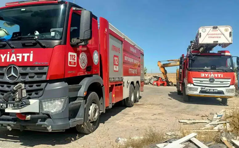 Eskişehir’de Tesis Yangını: Ekipler Hızla Müdahale Etti